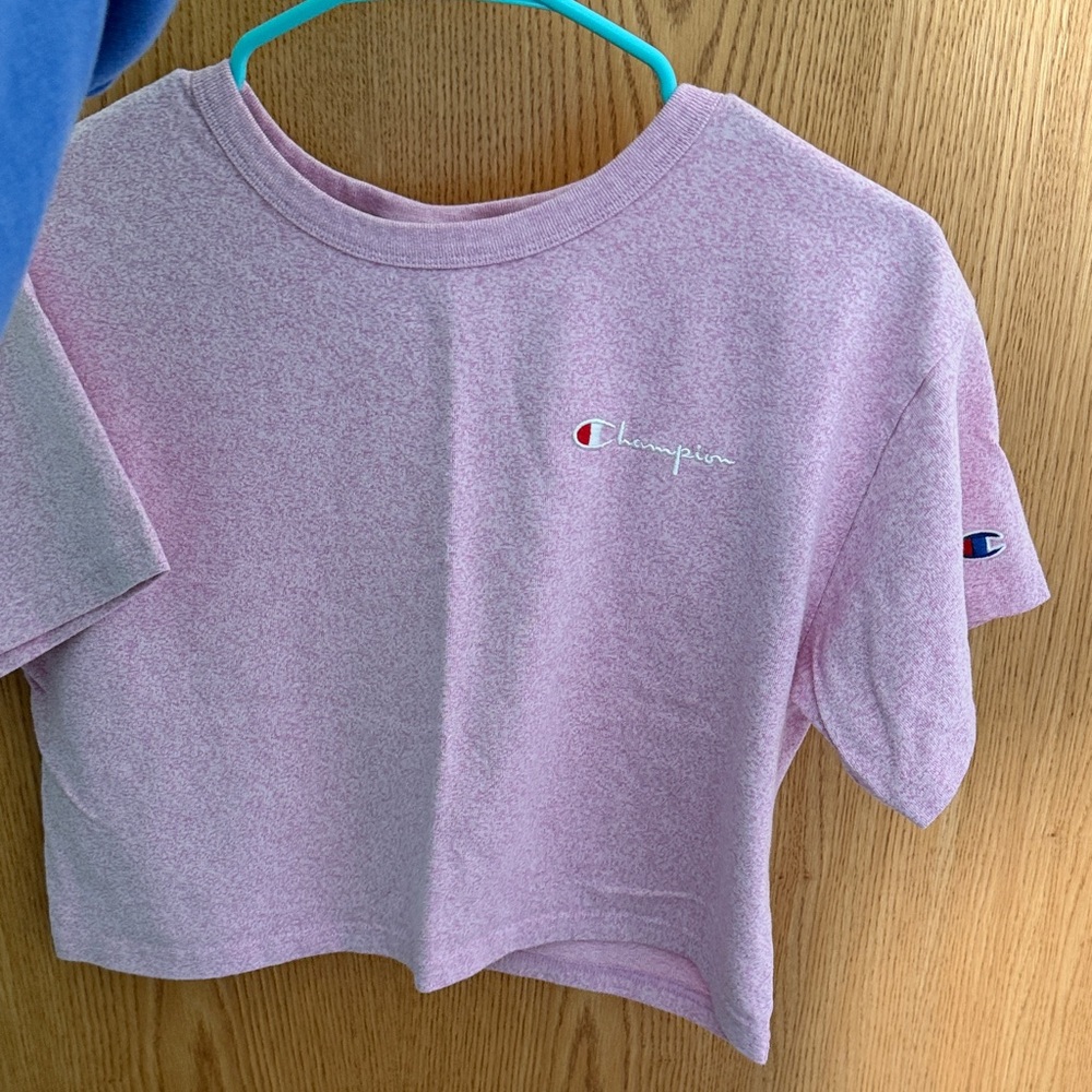Champion Light Pink Short Sleeve Tee